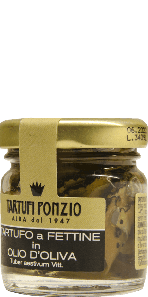 Tartufo a Fettine in Olio d'Oliva Tartufi Ponzio Alba