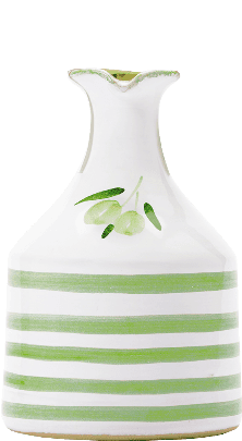 Olio Extra Vergine di Oliva Fruttato Medio Orcio Tonkrug kantig hellgrün Lamantea 250ml
