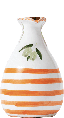 Olio Extra Vergine di Oliva Fruttato Medio Orcio Tonkrug rund Orange Lamantea 250ml