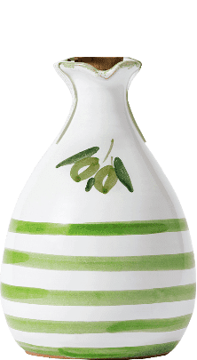Olio Extra Vergine di Oliva Fruttato Medio Orcio Tonkrug rund Grün Lamantea 250ml