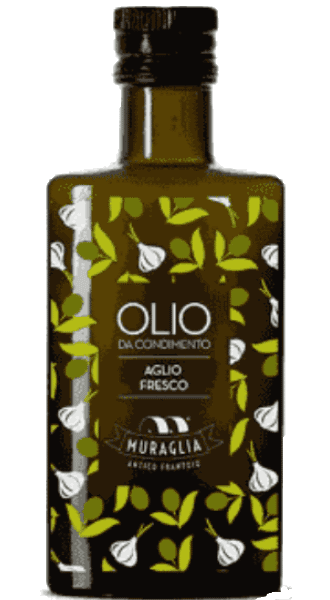 Frantoio Muraglia Olio Extra Vergine di Oliva da condimento aglio fresco - mit Knoblauch