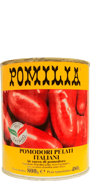 Pomodori Pelati Italiani Pomilia 800g