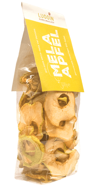 Getrocknete Vinschger Bio-Äpfel Luggin