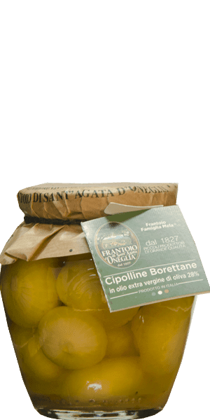 Frantoio di Sant'Agata D'oneglia Cipolline Borettane in Olio Extra Vergine di Oliva 280g
