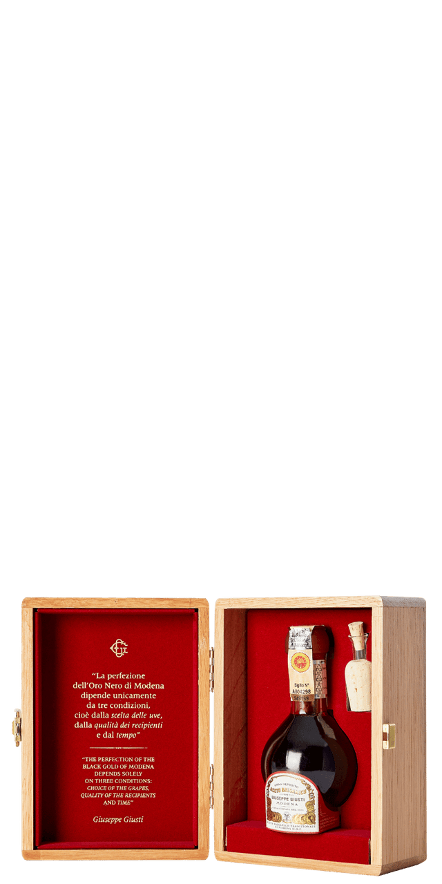 Aceto Balsamico Tradizionale DOP Holzbox - Giuseppe Giusti - 0,10 L