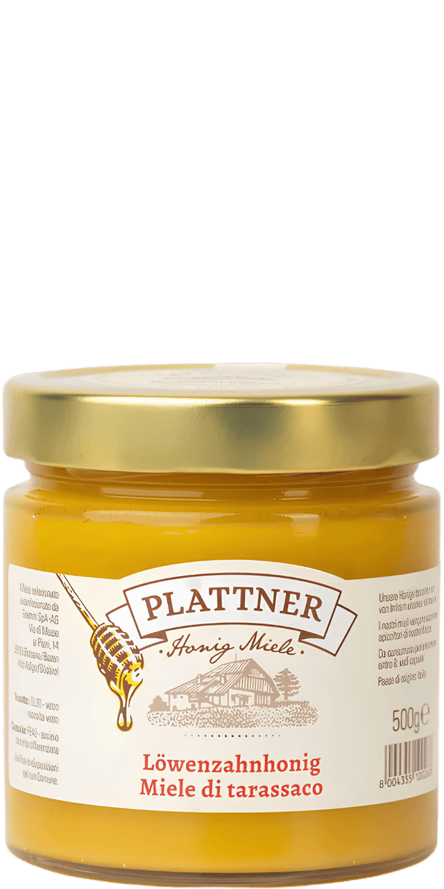 Löwenzahnhoniug/Miiele di tarassaco Plattner - 500 g / Ohne Jahrgang