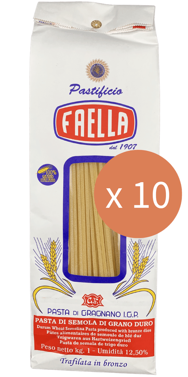 Spaghettoni Sparpaket 10 x 1kg - Pastificio Faella Pasta di Gragnano IGP - 10 kg