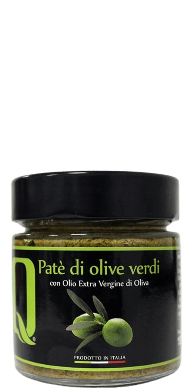 Pate' aus grünen Oliven - Quattrociocchi - 190 g