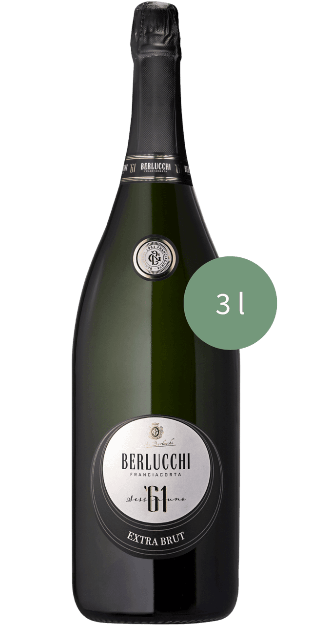 Berlucchi Franciacorta '61' Extra Brut 0,375 L - 0,75 L / Jahrgang nicht bestätigt