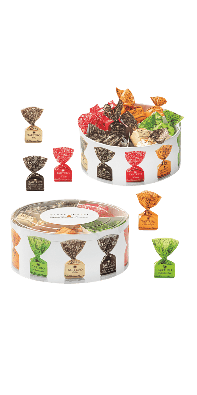 Tartufi Dolci Misti 'Rondo' - Antica Torroneria Piemontesse - 350 g