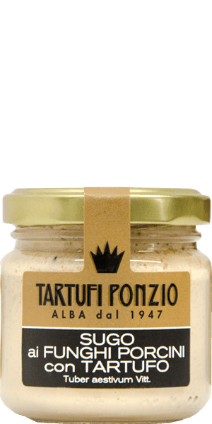 Soße mit Steinpilzen und Trüffel Tartufi Ponzio Alba