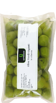 Grüne Oliven in Salzlake 500g (Vakuumbeutel) - Quattrociocchi