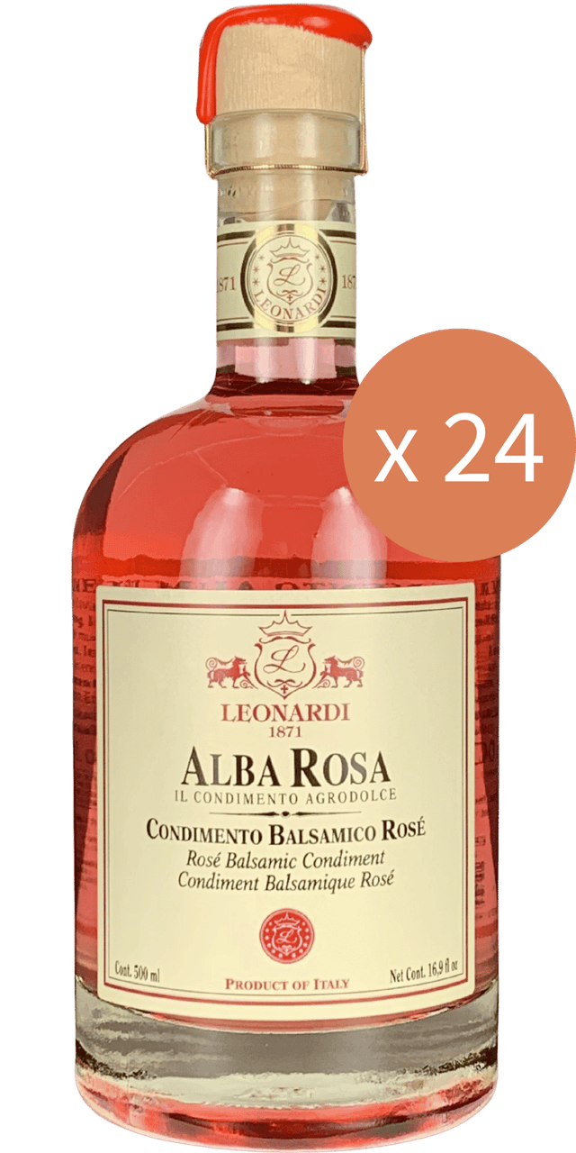 24er Sparpaket - Acetaia Leonardi Alba Rosa Condimento Balsamico Rosé
