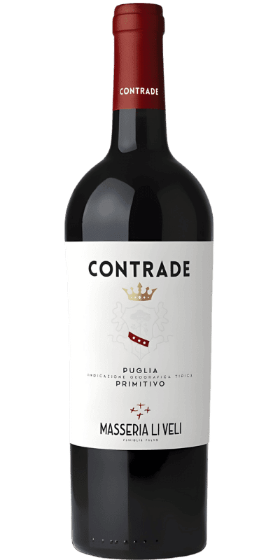 'Contrade' Primitivo Puglia IGP - Masseria Li Veli - 0,75 L / 2025 'Contrade' Primitivo Puglia IGP - Masseria Li Veli - 0,75 L / 2025