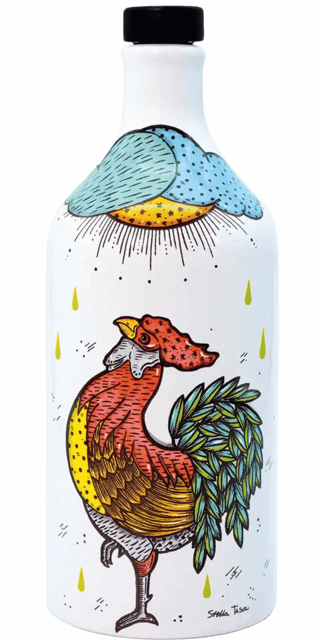 Frantoio Muraglia Fruttato Intenso Olio Extra Vergine di Oliva - Tonkrug Gallo - 0,5 L Frantoio Muraglia Fruttato Intenso Olio Extra Vergine di Oliva - Tonkrug Gallo - 0,5 L