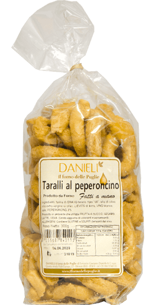 Taralli al Peperoncino Danieli - 240 g Taralli al Peperoncino Danieli - 240 g