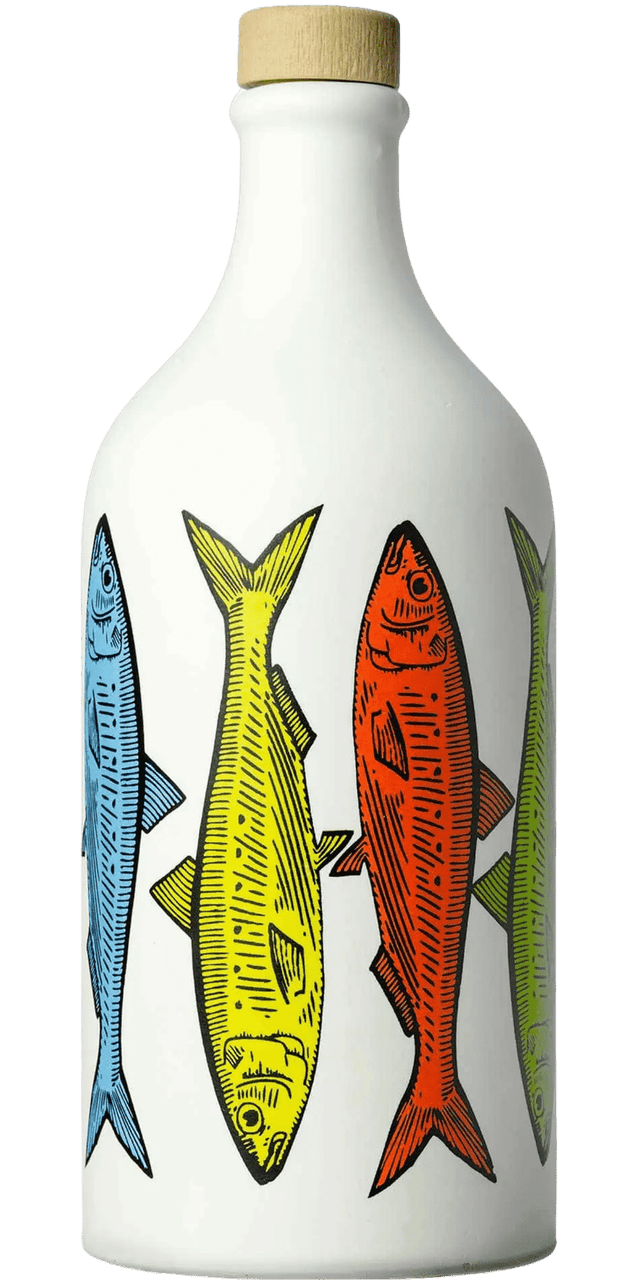 Frantoio Muraglia Olio Extra Vergine di Oliva - Tonkrug POP ART Sardine - 0,5 L Frantoio Muraglia Olio Extra Vergine di Oliva - Tonkrug POP ART Sardine - 0,5 L