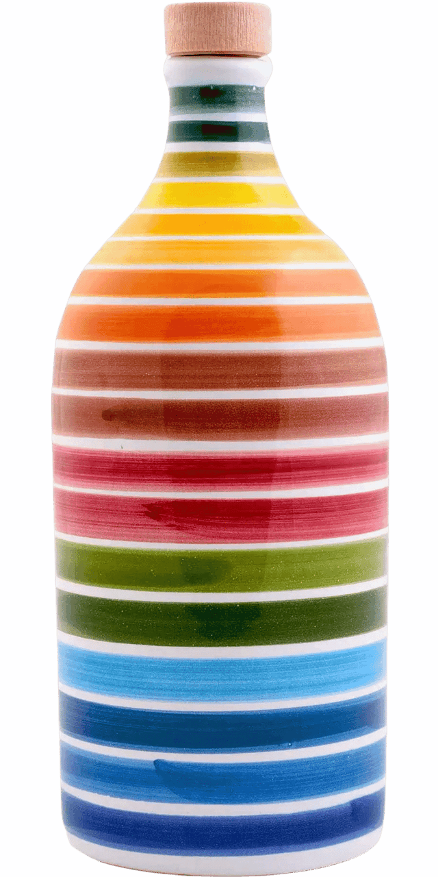 Frantoio Muraglia Fruttato Medio Olio Extra Vergine di Oliva - Tonkrug Regenbogen - 0,5 L Frantoio Muraglia Fruttato Medio Olio Extra Vergine di Oliva - Tonkrug Regenbogen - 0,5 L