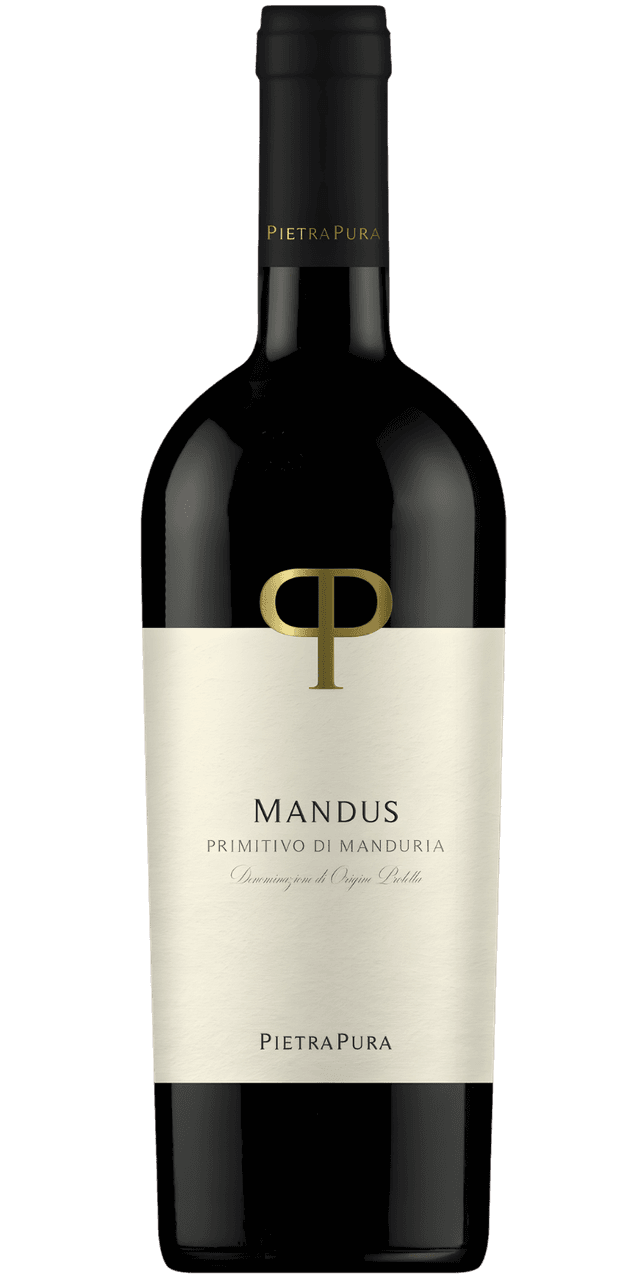 Mandus Primitivo di Manduria DOC - Pietra Pura - 0,75 L / 2024 Mandus Primitivo di Manduria DOC - Pietra Pura - 0,75 L / 2024