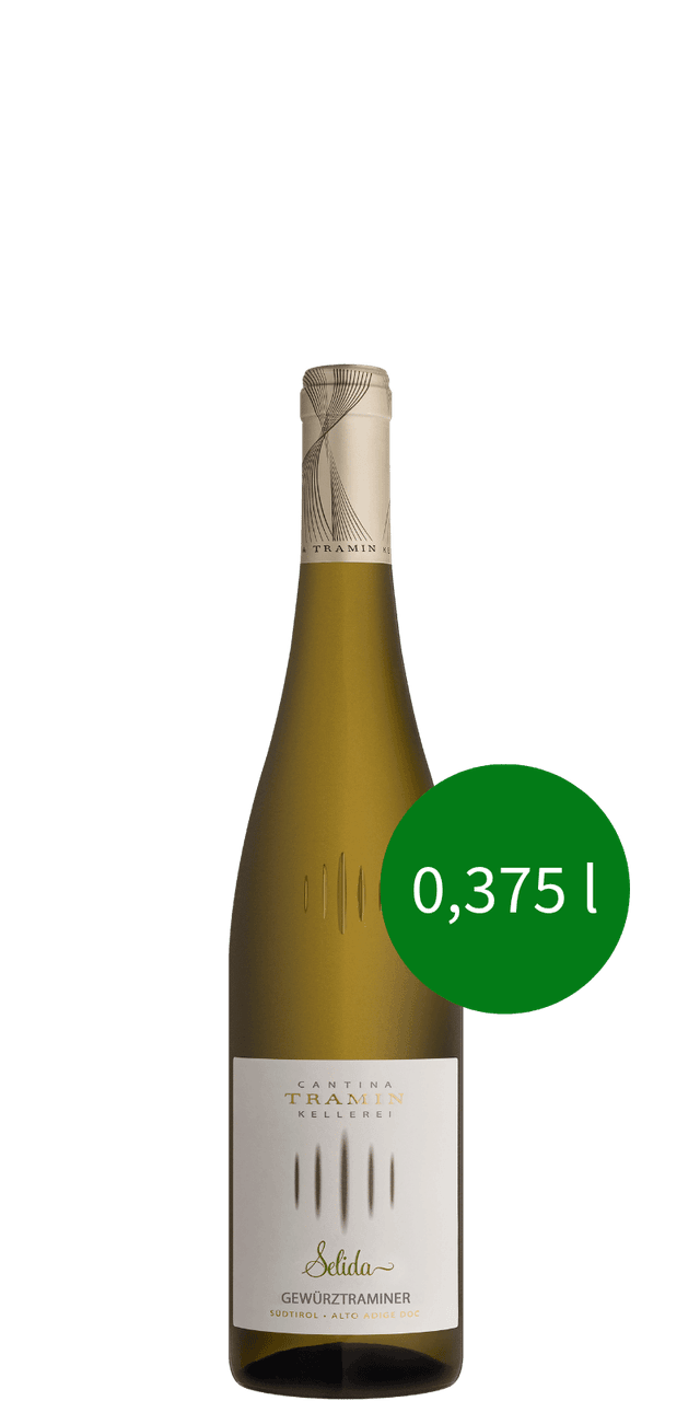 Selida Südtiroler Gewürztraminer DOC - Kellerei Tramin - 0,75 L / 2025 Selida Südtiroler Gewürztraminer DOC - Kellerei Tramin - 0,75 L / 2025