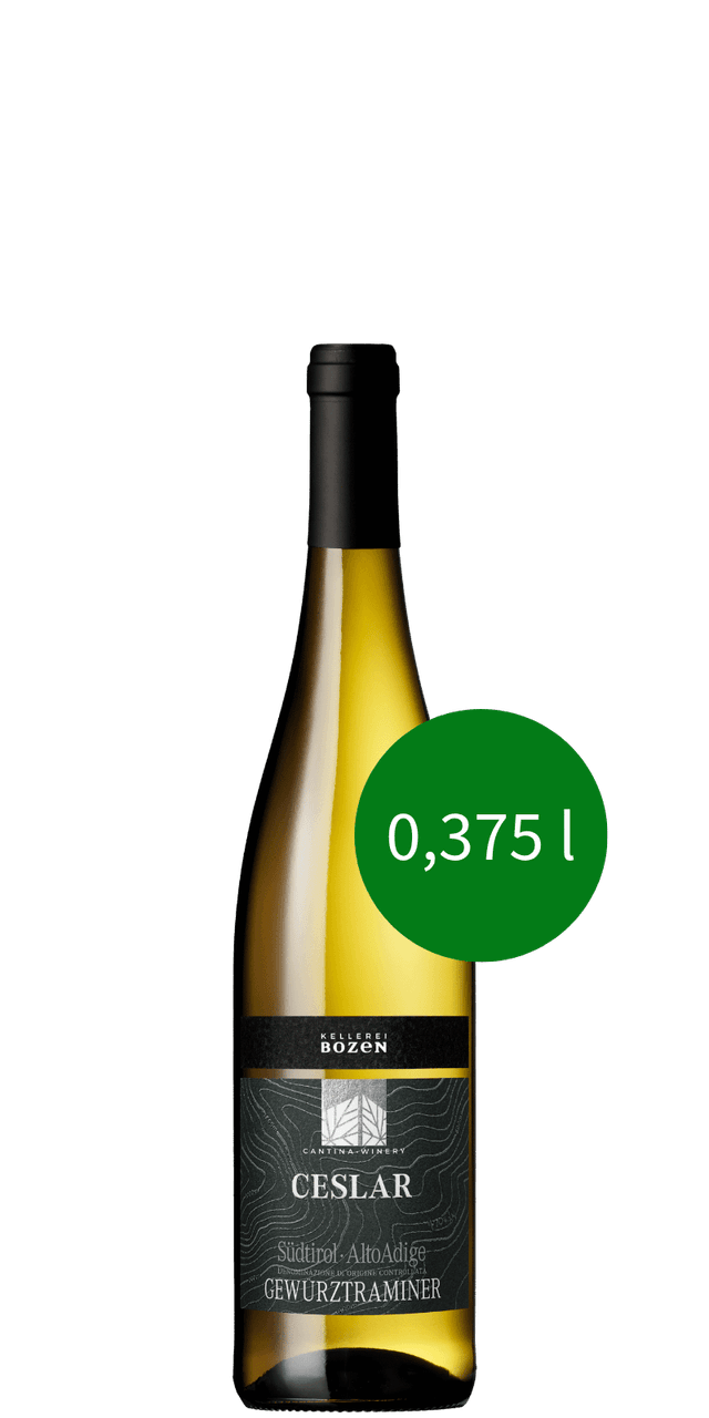 Ceslar Südtiroler Gewürztraminer DOC 0,375L - Kellerei Bozen - 0,375 L / 2025 Ceslar Südtiroler Gewürztraminer DOC 0,375L - Kellerei Bozen - 0,375 L / 2025