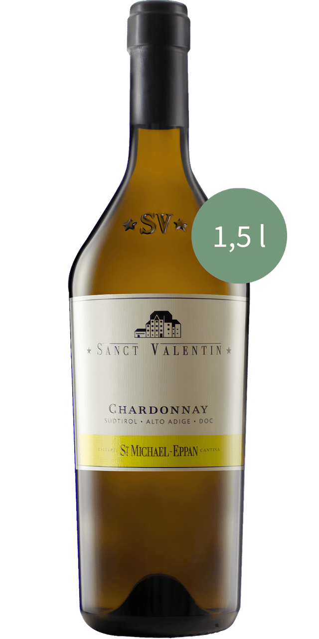 Südtiroler Chardonnay DOC Sanct Valentin Magnum St. Michael Eppan - 1,5 L / 2022 Südtiroler Chardonnay DOC Sanct Valentin Magnum St. Michael Eppan - 1,5 L / 2022