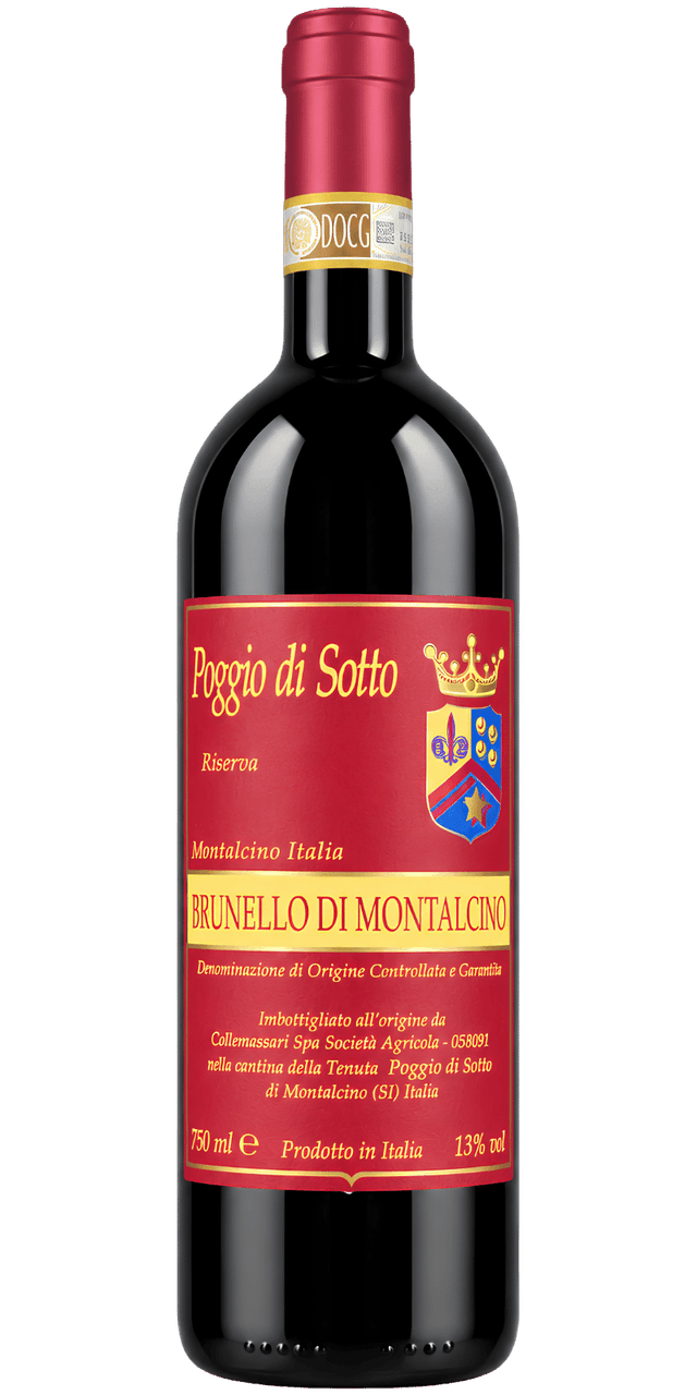 Brunello di Montalcino Riserva DOCG Bio Poggio di Sotto - 0,75 L / 2018 Brunello di Montalcino Riserva DOCG Bio Poggio di Sotto - 0,75 L / 2018
