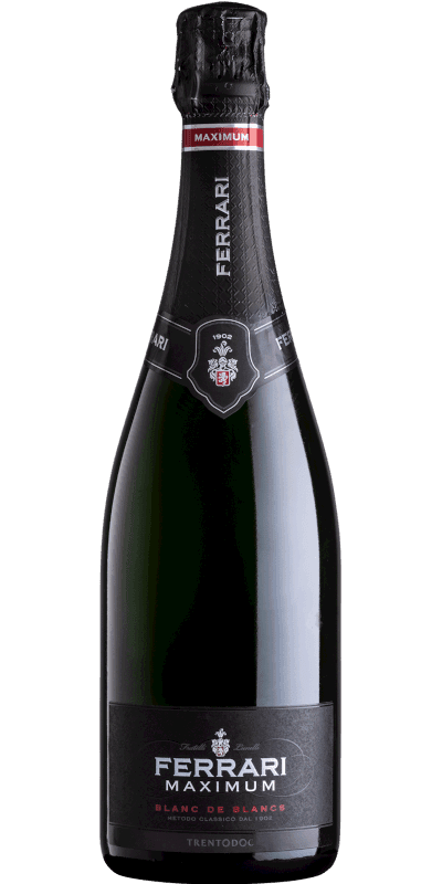 Ferrari Maximum Blanc de Blanc Brut - 0.75 L / Jahrgang nicht bestätigt Ferrari Maximum Blanc de Blanc Brut - 0.75 L / Jahrgang nicht bestätigt