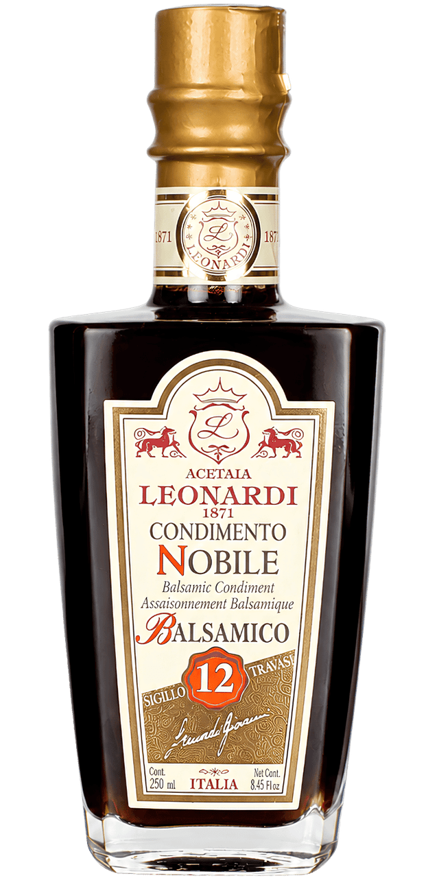 "Sigillo Oro Serie 12" Condimento Nobile Balsamico 250ml - Acetaia Leonardi "Sigillo Oro Serie 12" Condimento Nobile Balsamico 250ml - Acetaia Leonardi