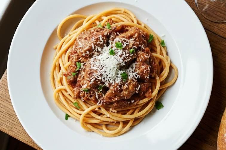 Bucatini al Sugo di Coniglio