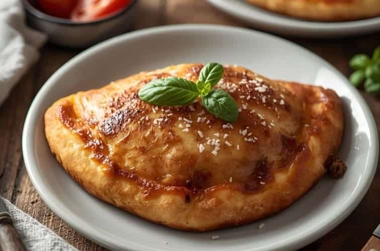 Calzone Original italienisch ein Teil der Pizza Tradition