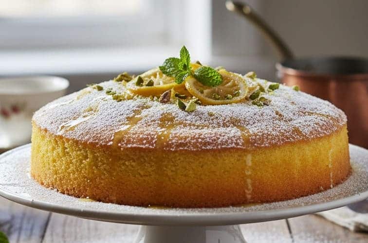 Caprese Torta al Limone Kuchen von der Insel Capri