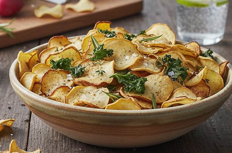 Chips ohne Kohlenhydrate eine knackige Alternative