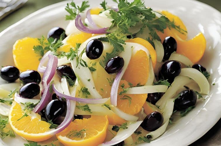 Orangen Fenchel Salat italienisch Titelbild