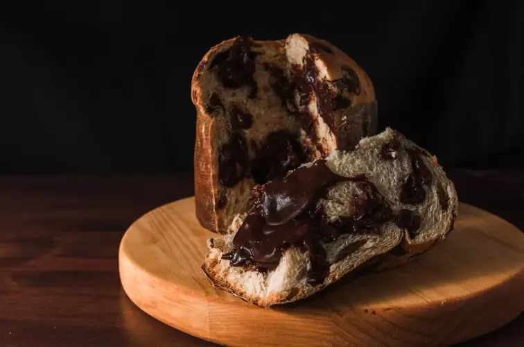Panettone mit Schokolade