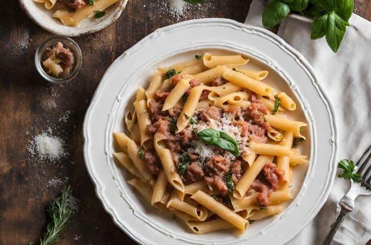 Pasta alla Boscaiola Titelbild