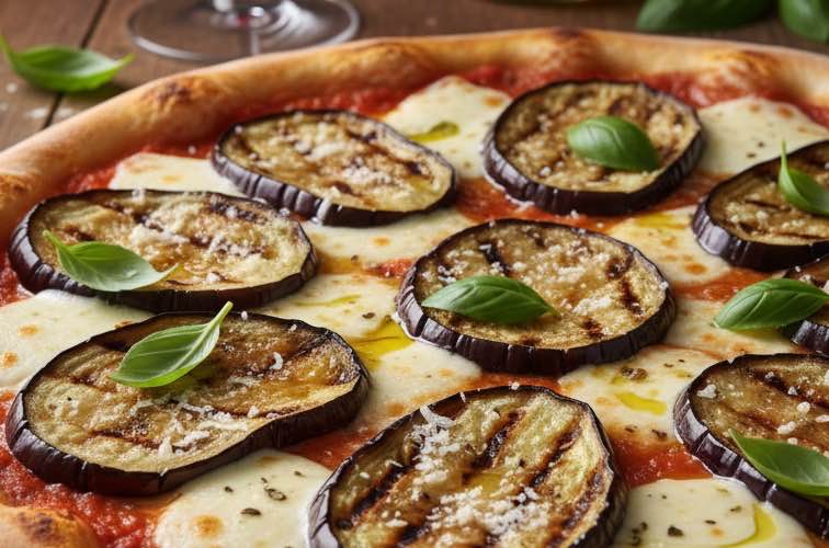 Pizza di Melanzane ein traditionelles Gericht