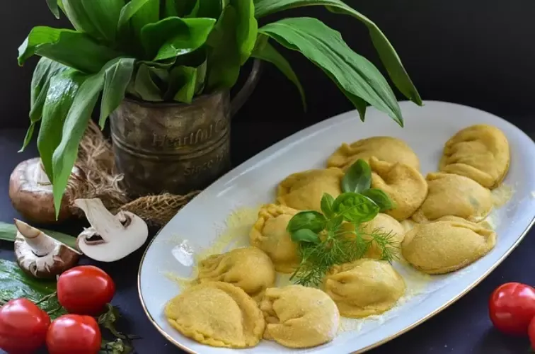 Ravioli mit Pilzfüllung Titelbild