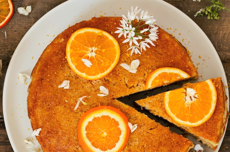 Sizilianischer-Orangenkuchen
