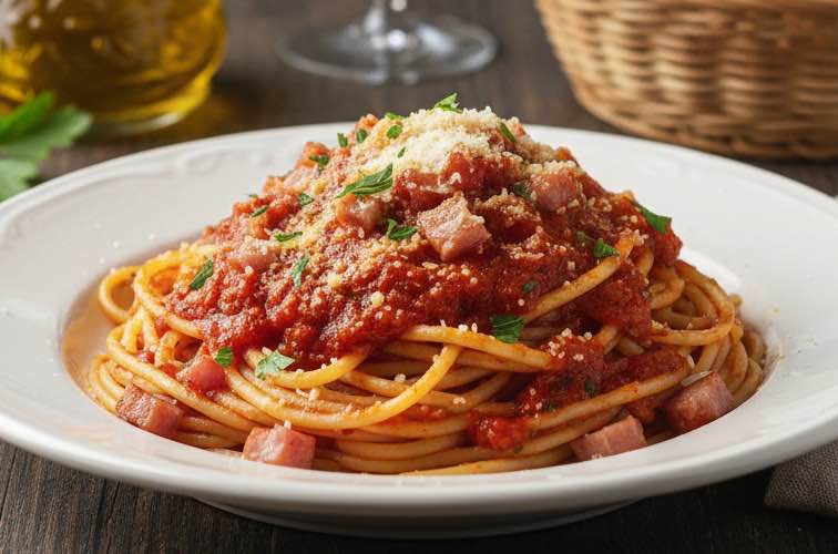 Spaghetti alla Americiana ein Gericht welches tief verwurzelt ist in Italien