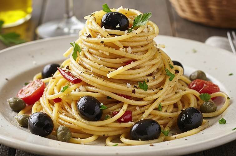 Spaghetti alla Carrettiera ist ein klassisches sizilianisches Gericht