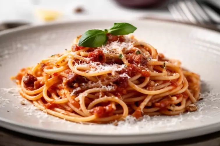 Spaghetti all'amatriciana Titelbild
