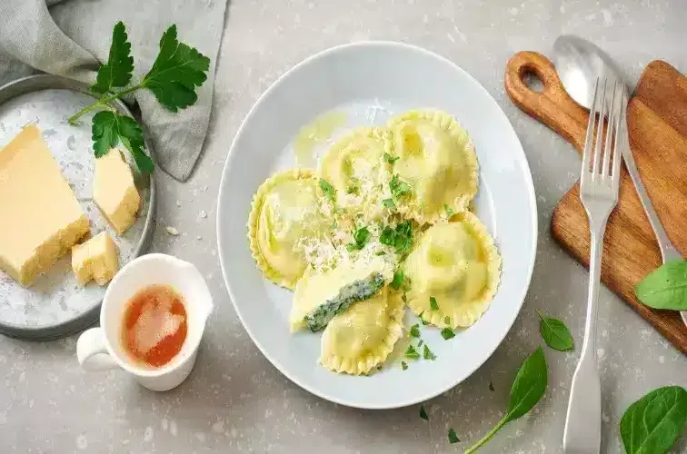 Spinat Ricotta Ravioli Titelbild