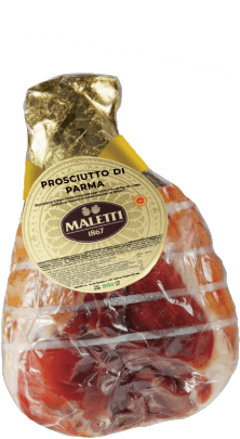 Maletti Prosciutto di Parma Parmaschinken Ganz ohne Knochen 18 Monate 8kg