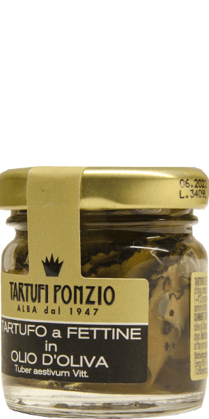 Tartufi Ponzio Alba Tartufo a Fettine in Olio d'Oliva 35g