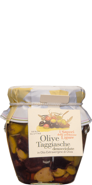 I Sapori della tradizione Ligure Olive Taggiasche snocciolate in olio EVO 180g