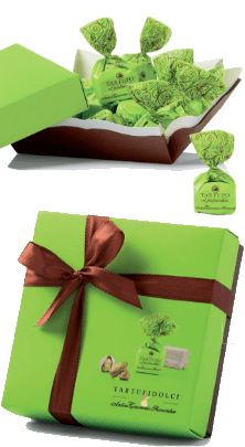 Antica Torroneria Piemontese Tartufo al Pistacchio Geschenkpackung