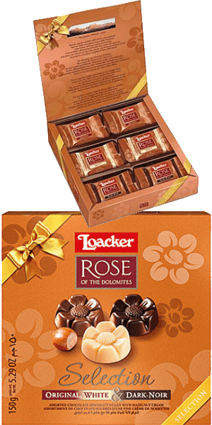 Loacker Rose of the Dolomites Selection 150g