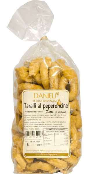 Danieli Taralli al Peperoncino 240g