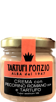 Tartufi Ponzio Crema con Pecorino Romano e Tartufo 90g